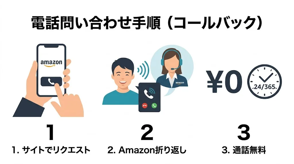 amazon カスタマーサービス amazon カスタマーサービスの電話で問い合わせる手順