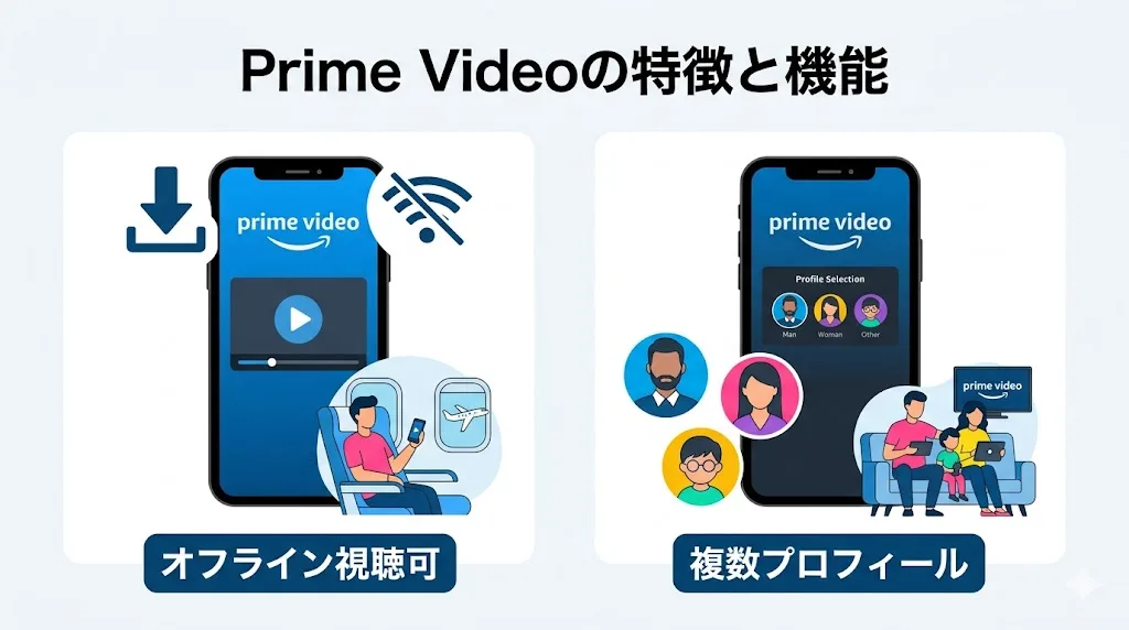 アマゾンプライムビデオ アマゾンプライムビデオとは？特徴と便利機能